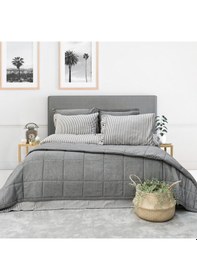 Resim Schafer Home Loria Yatak Örtüsü Nevresim Seti 7 Parça-antrasit Antrasit 