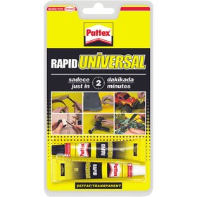 Resim Pattex Epoksi Yapıştırıcı Şeffaf 2x11 ml 