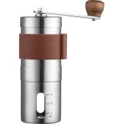 Resim Three Beans 330ml Manuel Kahve Öğütücü - Gümüş/Kahverengi (Yurt Dışından) 
