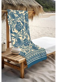 Resim Dijital Baskı Plaj Deniz Havlusu Modern Bacı Milano Desenli Peştamal Hvl0155 Renkli 