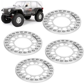 Resim Geekyou 4 Adet 1.9 İnç Alüminyum Rc Tekerlek Kilitleme Çemberi - Cnc İşleme, Dayanıklı, Kolay Kurulum - Axial Scx10 90046 Traxxas Trx4 Uyumlu 