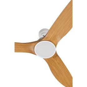 Resim Alsanfan Dicle Beyaz Motorlu Krem Rengi Kanatlı Aydınlatmalı Uzaktan Kumandalı 132CM Tavan Vantilatörü 