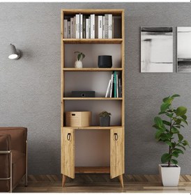 Resim Ferniso Mobilya 2 Kapaklı Kitaplık Çam 