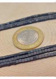 Resim Bileklik Boy Hematit Taşı Dizi 2 2mm 49644 Yarım Dizi 17cm Uzunluğundadır Çok Renkli 