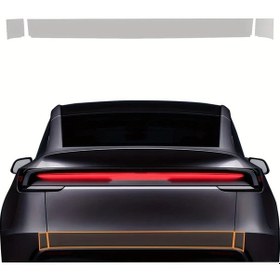Resim Dashanshop Tesla Model Y Juniper 2025 Bagaj Kismi 3pcs Koruyucu Film Tpu Malzeme 8.5mil 