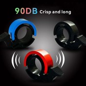 Resim Mini Gizli Bisiklet Çanı, Süper Yüksek Ses Seviyesi 90dB/Yüksek Frekanslı Alüminyum Alaşım Görünmez Çan, 10 Sahne Dağ/Yol Bisikleti Sürüşü İçin Uygun, Bisiklet Güvenliği Ekipmanı | Bisiklet Aksesuarları 