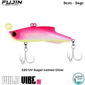 Resim Fujin Wild Vibe 9cm 34gr Vibrasyon Suni Yem 220 Uv Sugar Lemon Glow 