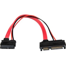 Resim 22 Pin Sata Data To 13 Pin Mini Slimline Sata Çevirici Kablo 20 cm 