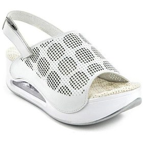 Resim Muya Jambe Anatomik Kadın Sandalet-beyaz Beyaz 