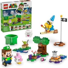 Resim Super Mario İnteraktif Luigi İle Maceralar 71440-6 Yaş Ve Üzeri Çocuklar İçin Koleksiyonluk Yaratıcı Nintendo Oyuncak Yapım Seti 210 Parça 