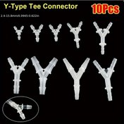 Resim Tongdashop 10 Adet Y Tipi T Bağlantı 9.5mm Dayanıklı Yumuşak Pp/pe Hortum Kelepçesi Akvaryum Pompası 