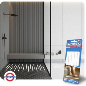 Resim Bosstape Küvet Banyo Islak Zemin Yer Kaydırmaz Bant 19 Mm X 20 Cm 