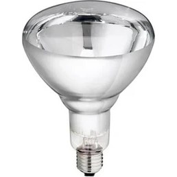 Resim Tungsram Şeffaf General Elektrik Infrared Isıtıcı Ampul Lamba 250 Wat 