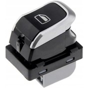Resim Tekli Cam Düğmesi Krom Audi A6 4H0959855A - 