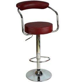 Resim Bürocci Monica Bar Sandalyesi-Bordo-9510Q0102 Çok Renkli 