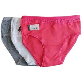 Resim Tutku 0834 Kız Çocuk Ince Bel Pınar Bato-slip-külot - 12'li Kombin Karışık 