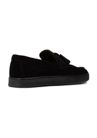 Resim Deery Erkek Hakiki Süet Siyah Püskül Detaylı Loafer - 01994msyhc01 Siyah 
