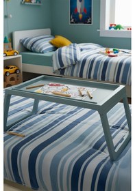 Resim Katlanabilir Yatak Üstü Keyif Sehpası Laptop & Kahvaltı Sehpası 56 36 Cm Mavi 