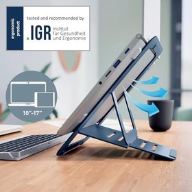 Resim Leitz Ultra Düz Alüminyum Laptop Standı 
