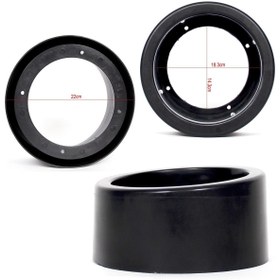 Resim Nikadu 20CM MİDRANGE VE HOPARLÖR YÜKSELTME KABİNİ PLASTİK 2ADET TAKIM 
