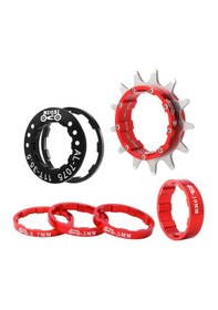 Resim Suntek Bisiklet 13t Tek Hızlı Volan Alüminyum Kırmızı Kırmızı 