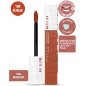 Resim Maybelline Superstay Matte Ink Lippenstift 500 Insider 