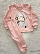 Resim Annecim Ben Uyuyorum Pijama Takımı Somon 