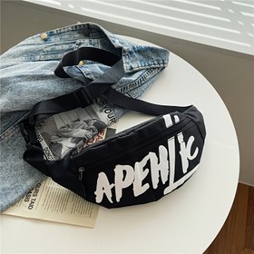 Resim APEHIC Unisex Rahat Oxford Bel Çantası, Dışarı Çıkmak İçin Fermuarlı Dokuma Omuz Çantası - Elle Yıkanabilir 