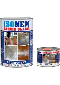 Resim Isonem Lıquıd Glass (Sıvı Cam) Şeffaf Zemin Su Yalıtımı 2 Kg 