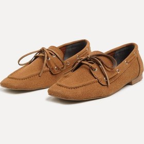 Resim Majensia 255009 Bağcıklı Makosen Taba Süet 