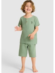 Resim U.s. Polo Assn. Erkek Çocuk Çağla Pijama Takım 50327343-vr016 Cagla 