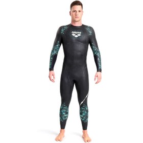 Resim Arena Powerskin Storm Wetsuit Erkek Siyah Yarış Mayosu 4970515 