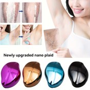 Resim 2 Adet Nano Cam Tüy Alma Aparatı ve İpli Saklama Çantası, Nazik Peeling Araçlı Ağrısız Çok Amaçlı Bacak Tüyü Temizleme 