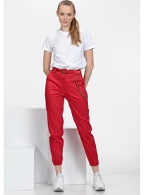 Resim Jogger Pantolon Kırmızı 