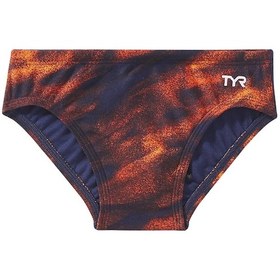 Resim Tyr Durafast Elite Erkek Çocuk Brief Mayo - Soren Lacivert - Turuncu 