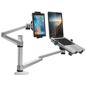 Resim Notebook Ve Tablet Stant, 10-16" Dizüstü Bilgisayar Ve 4.7-12.9" Tablet 2 Hareketli Ayarlanabilir Kol, Ergonomik Dizüstü Bilgisayar Standı Oa-9x Oa-9x 