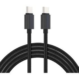 Resim Woyax By Deji Pd Type-c To Type-c 3a Şarj Ve Data Kablosu Örgülü 