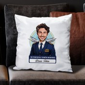 Resim Karikatürlü En Yakışıklı Kabin Memuru Yastık 