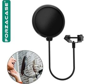 Resim Çift Katmanlı Stüdyo Için Mikrofon Pop Filtre Canlı Yayın, Müzik Pop Filter - FC1089 