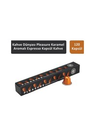 Resim Kahve Dünyası Karamel Aromalı Kapsül Kahve 12 x 10 Kapsül 