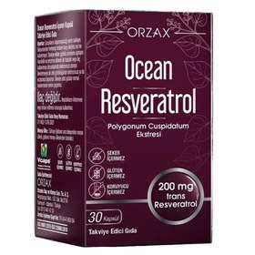 Resim ORZAX Ocean Resveratrol Takviye Edici Gıda 30 Kapsül 