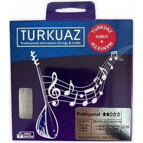Resim Turkuaz Kısa Sap Bağlama Teli - Cg218 - Saz Teli 0.18Mm- 0.28Mm 