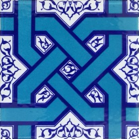 Resim Can Seramik 20*20 Cm Cç6 Iznik Çini Karo 5' Li 1 Paket 