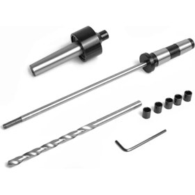 Resim Praise6 5 Burçlu Kalem Mil Takımı, 7 mm Matkap Ucu ve Mil Koruyucu, Mt2 Ahşap Işçiliği Için (Yurt Dışından) 