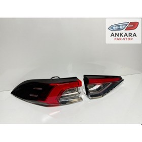 Resim Toyota Corolla 2019-2025 Stop Lambası Sol İç Ve Dış Takım Toplam 2 Stop - Ledli Tip 