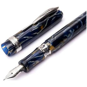 Resim Pineider Antichi Materiali Wild Blue Palladium Dolma Kalem Spp630 Standart 