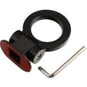 Resim Gajeena Abs Malzeme Araba Dekorasyonu, 180 Dönebilen Yapışkan Tip Trençer Kanca, Siyah 