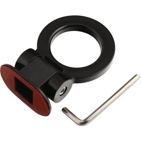 Resim Gajeena Abs Malzeme Araba Dekorasyonu, 180 Dönebilen Yapışkan Tip Trençer Kanca, Siyah 