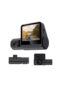 Resim Leerfei 3 Kameralı Araç İçi Kamera Sd Kart Destekli Kamera C50 - Hafıza Kartı Dahil Değildir 