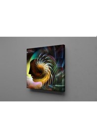 Resim Renk Kartelası Kare Kanvas Tablo 30x30cm 